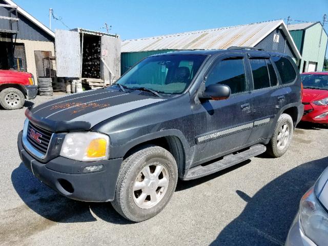 1GKDT13S332374689 - 2003 GMC ENVOY CHARCOAL photo 2