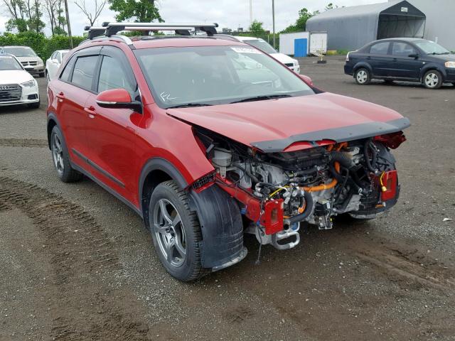 KNDCC3LC9J5135896 - 2018 KIA NIRO EX RED photo 1