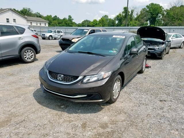 2HGFB2F64DH534911 - 2013 HONDA CIVIC HF BROWN photo 2