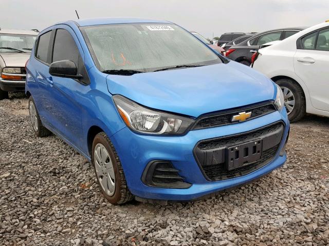 KL8CB6SA7HC771431 - 2017 CHEVROLET SPARK LS BLUE photo 1