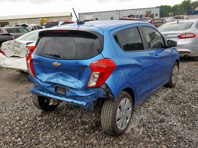 KL8CB6SA7HC771431 - 2017 CHEVROLET SPARK LS BLUE photo 4