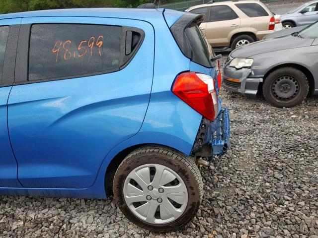 KL8CB6SA7HC771431 - 2017 CHEVROLET SPARK LS BLUE photo 9