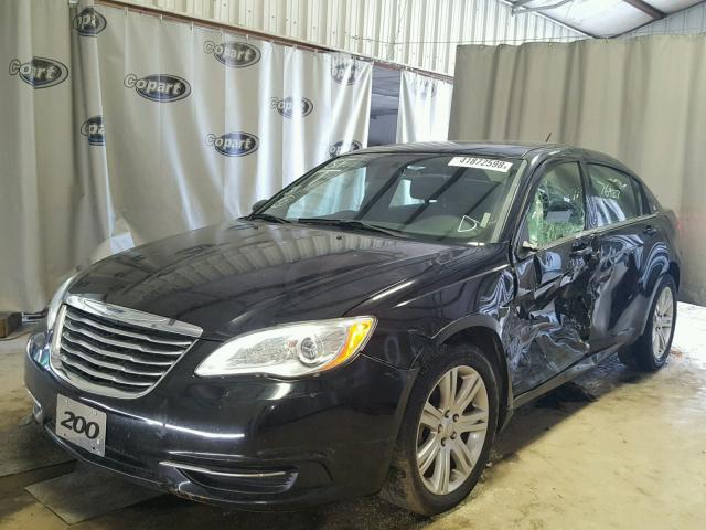 1C3CCBBB1DN543062 - 2013 CHRYSLER 200 TOURIN BLACK photo 2