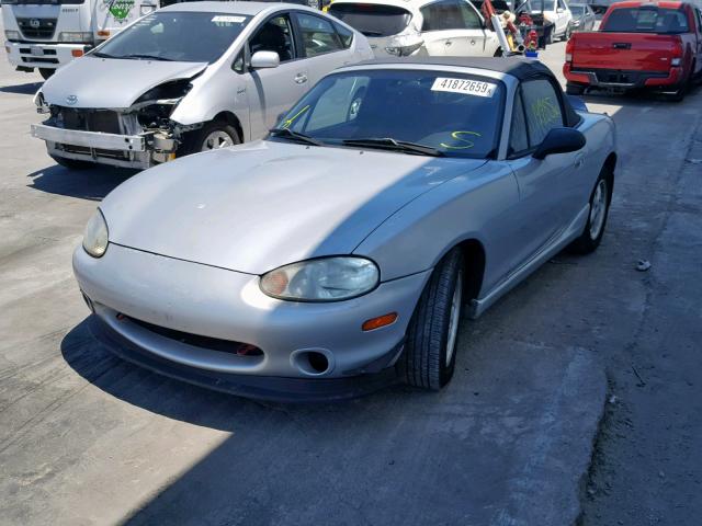 JM1NB3539Y0153380 - 2000 MAZDA MX-5 MIATA SILVER photo 2