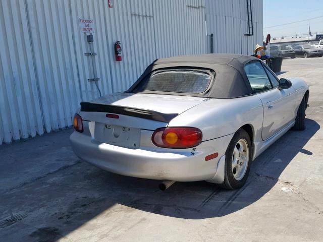 JM1NB3539Y0153380 - 2000 MAZDA MX-5 MIATA SILVER photo 4