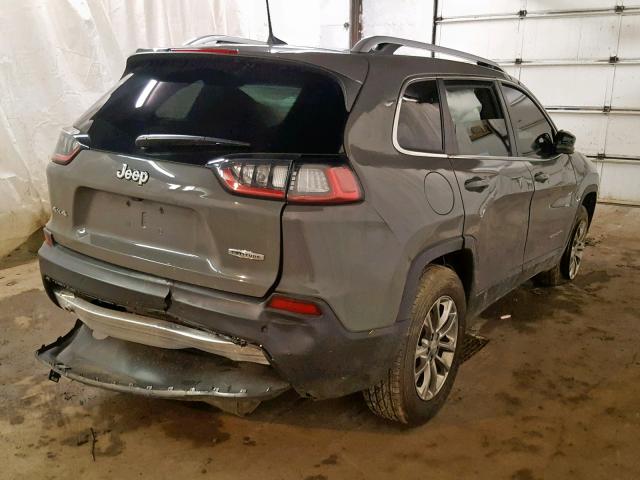 1C4PJMLB2KD364318 - 2019 JEEP CHEROKEE L GRAY photo 4