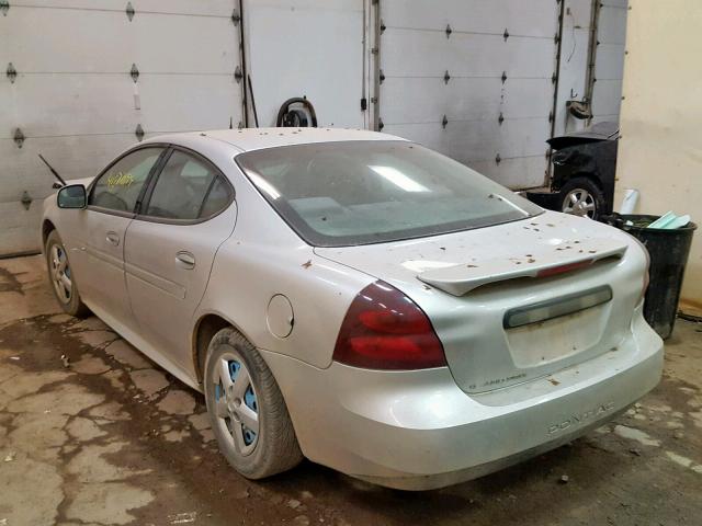 2G2WP542X51234225 - 2005 PONTIAC GRAND PRIX SILVER photo 3