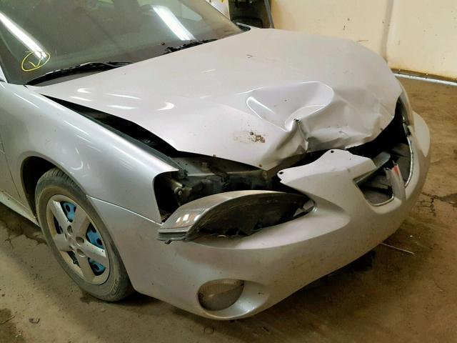 2G2WP542X51234225 - 2005 PONTIAC GRAND PRIX SILVER photo 9
