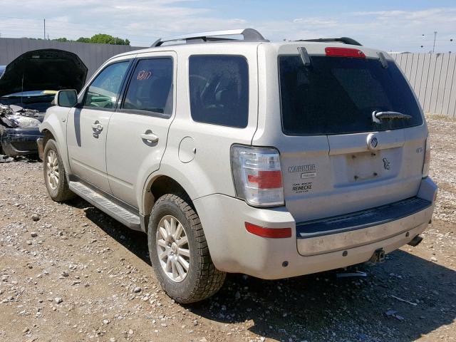 4M2CU97GX9KJ07836 - 2009 MERCURY MARINER PR SILVER photo 3