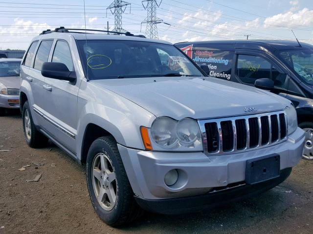 1J8HR58P87C532072 - 2007 JEEP GRAND CHER SILVER photo 1