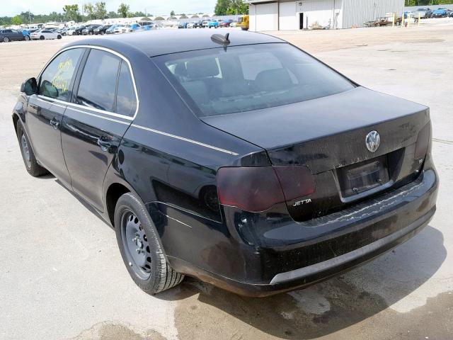 3VWST71K96M805247 - 2006 VOLKSWAGEN JETTA TDI BLACK photo 3