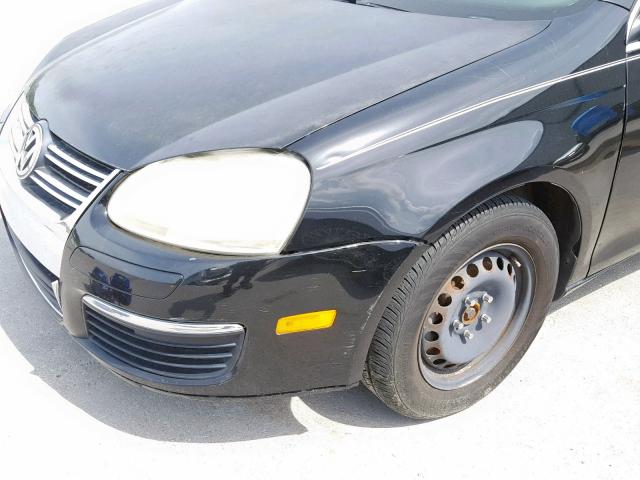 3VWST71K96M805247 - 2006 VOLKSWAGEN JETTA TDI BLACK photo 9