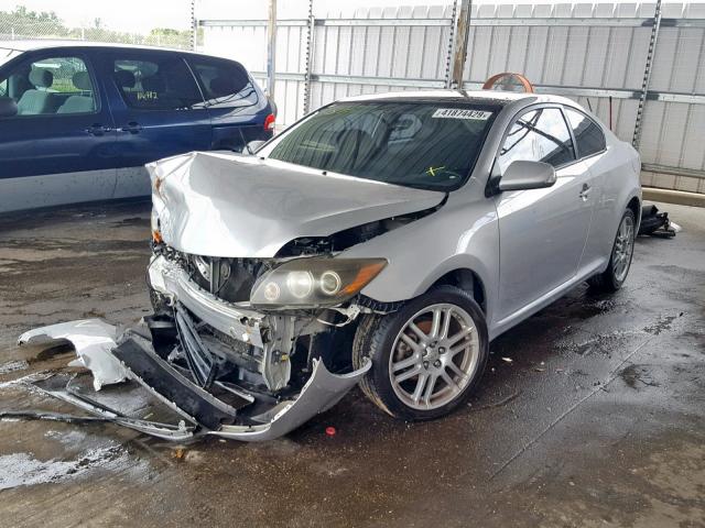 JTKDE167390276529 - 2009 TOYOTA SCION TC ვერცხლისფერი ფოტო 2
