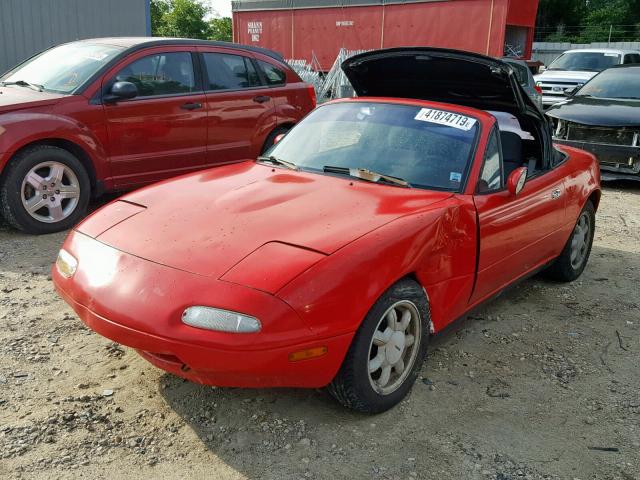 JM1NA3512N0325116 - 1992 MAZDA MX-5 MIATA RED photo 2