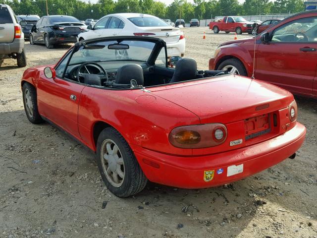 JM1NA3512N0325116 - 1992 MAZDA MX-5 MIATA RED photo 3