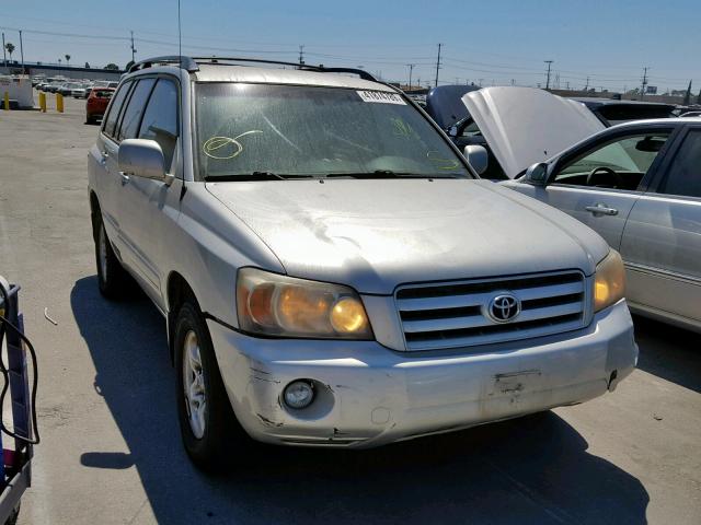 JTEDD21AX70157128 - 2007 TOYOTA HIGHLANDER SILVER photo 1