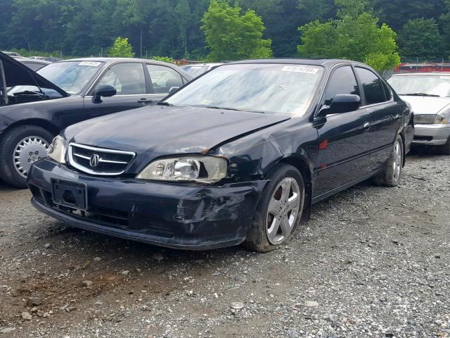 19UUA5668YA013819 - 2000 ACURA 3.2TL BLACK photo 2