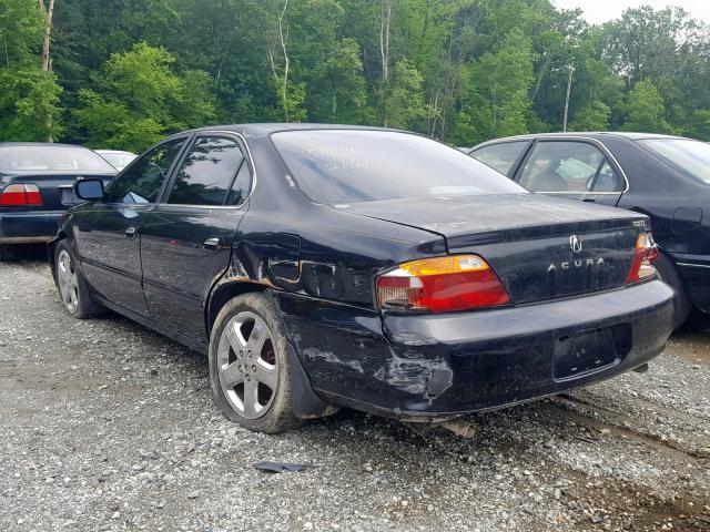 19UUA5668YA013819 - 2000 ACURA 3.2TL BLACK photo 3