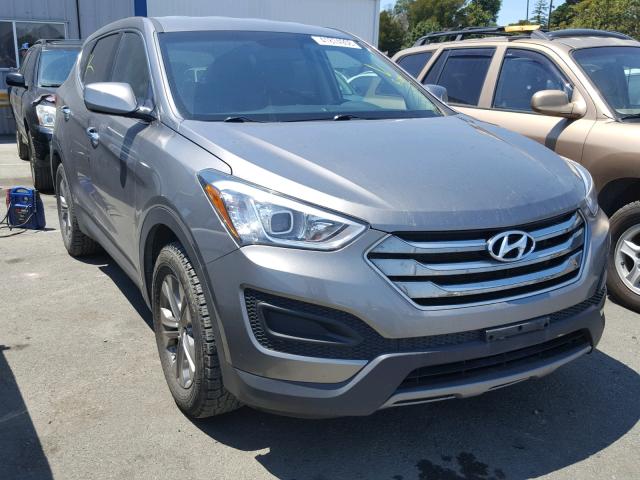 5XYZTDLBXGG326508 - 2016 HYUNDAI SANTA FE S GRAY photo 1