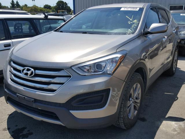 5XYZTDLBXGG326508 - 2016 HYUNDAI SANTA FE S GRAY photo 2