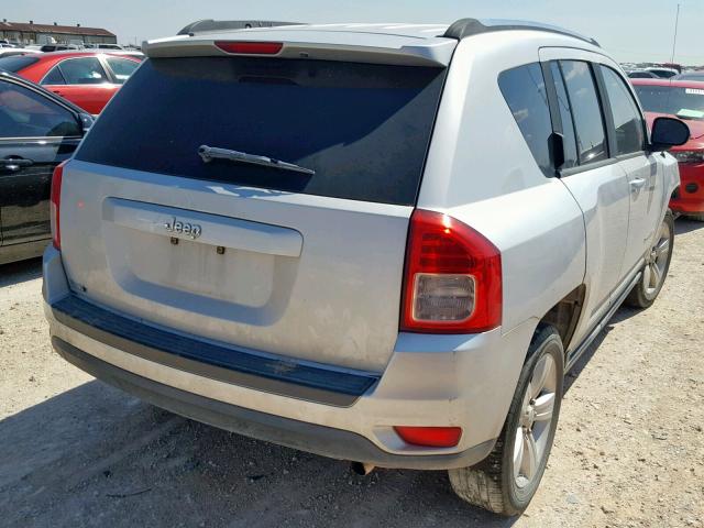 1J4NT1FB7BD215375 - 2011 JEEP COMPASS SP ვერცხლისფერი ფოტო 4