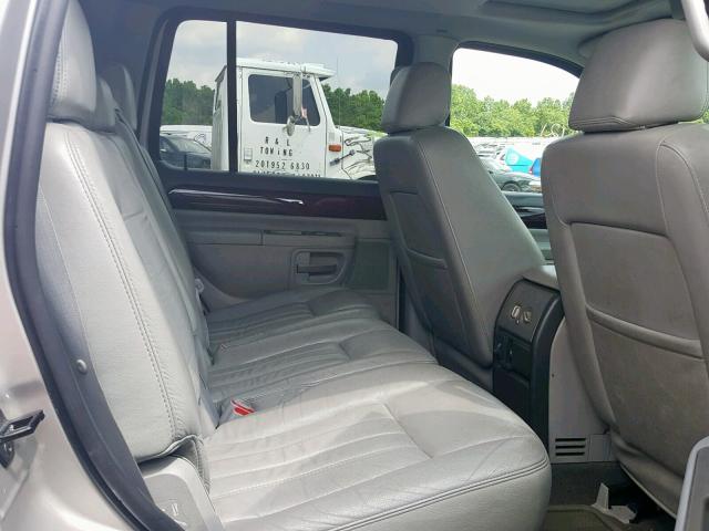 5LMEU88H15ZJ30626 - 2005 LINCOLN AVIATOR Gümüş foto 6