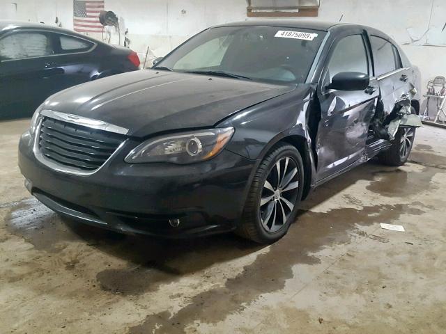 1C3CCBBG0EN118588 - 2014 CHRYSLER 200 TOURIN BLACK photo 2