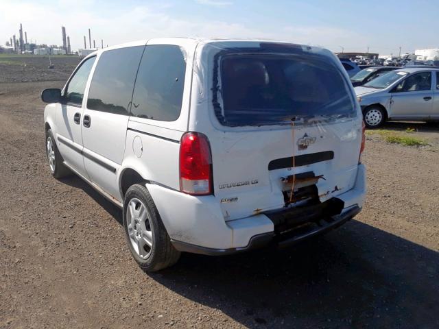 1GNDU23WX8D183436 - 2008 CHEVROLET UPLANDER L 白色 照片 3