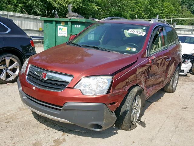 3GSDL43N18S680524 - 2008 SATURN VUE XE RED photo 2