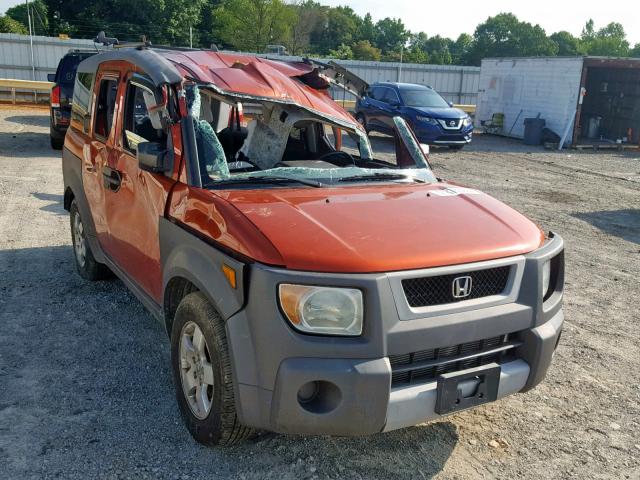 5J6YH27583L052773 - 2003 HONDA ELEMENT EX ORANGE photo 1