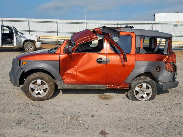 5J6YH27583L052773 - 2003 HONDA ELEMENT EX ORANGE photo 9