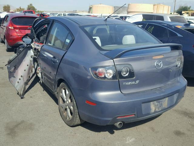 JM1BK324571611540 - 2007 MAZDA 3 S GRAY photo 3