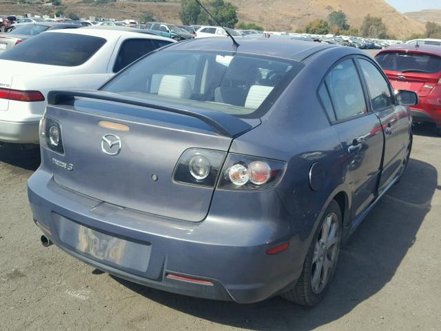 JM1BK324571611540 - 2007 MAZDA 3 S GRAY photo 4