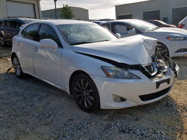 JTHCK262785020948 - 2008 LEXUS IS 250 WHITE photo 1