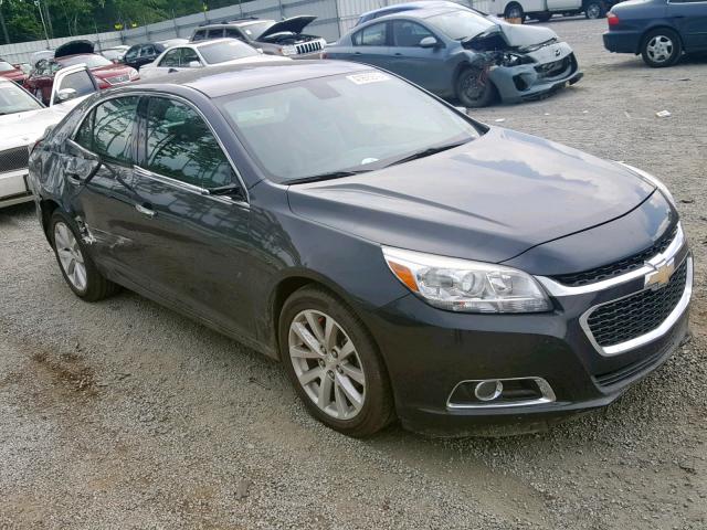 1G11H5SL5EF180705 - 2014 CHEVROLET MALIBU LTZ ნაცრისფერი ფოტო 1