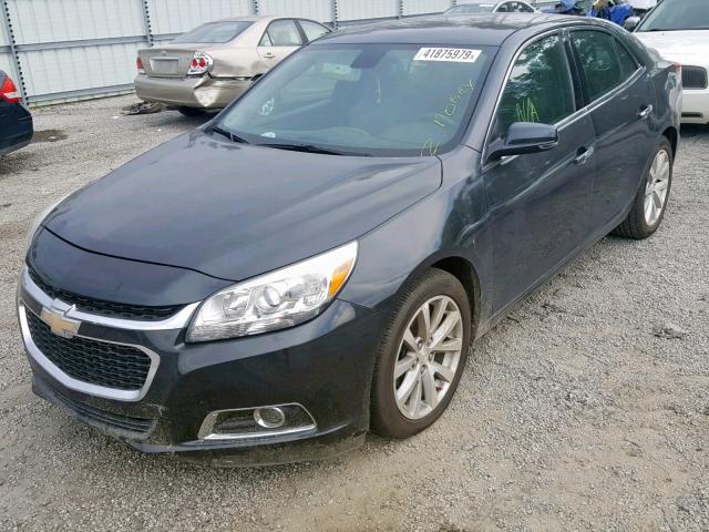 1G11H5SL5EF180705 - 2014 CHEVROLET MALIBU LTZ ნაცრისფერი ფოტო 2