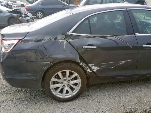 1G11H5SL5EF180705 - 2014 CHEVROLET MALIBU LTZ ნაცრისფერი ფოტო 9