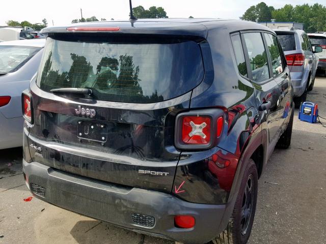 ZACCJBAT7FPB42976 - 2015 JEEP RENEGADE S შავი ფოტო 4