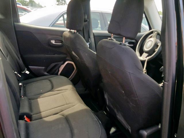 ZACCJBAT7FPB42976 - 2015 JEEP RENEGADE S შავი ფოტო 6