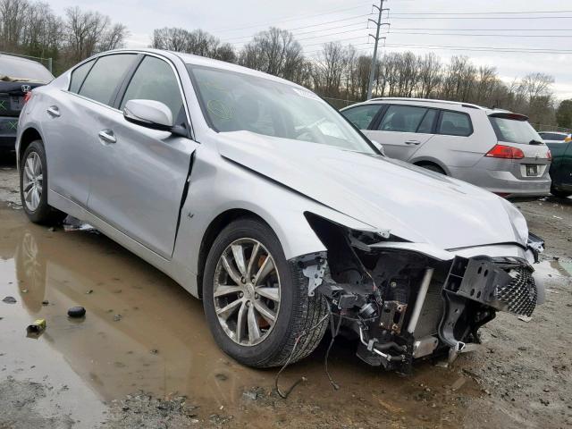 JN1BV7AP2FM347655 - 2015 INFINITI Q50 BASE SILVER photo 1