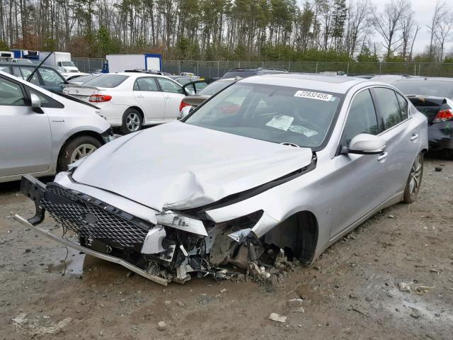 JN1BV7AP2FM347655 - 2015 INFINITI Q50 BASE SILVER photo 9