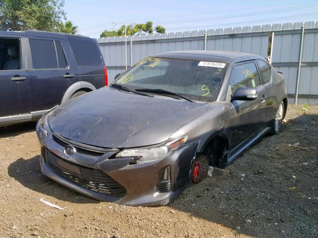 JTKJF5C78E3074404 - 2014 TOYOTA SCION TC ნაცრისფერი ფოტო 2
