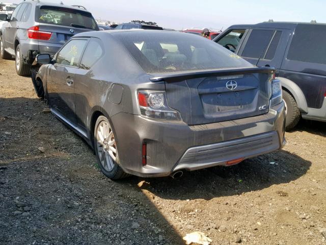 JTKJF5C78E3074404 - 2014 TOYOTA SCION TC ნაცრისფერი ფოტო 3