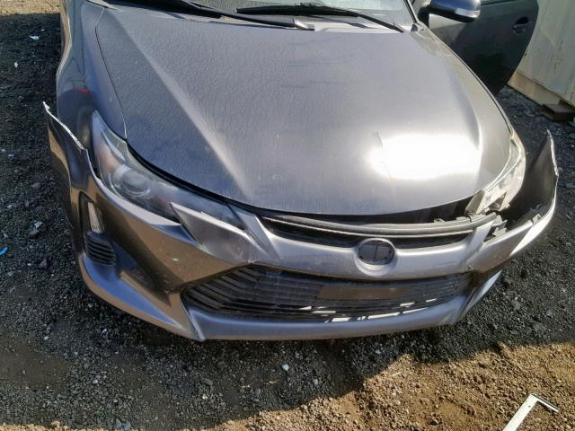 JTKJF5C78E3074404 - 2014 TOYOTA SCION TC ნაცრისფერი ფოტო 7