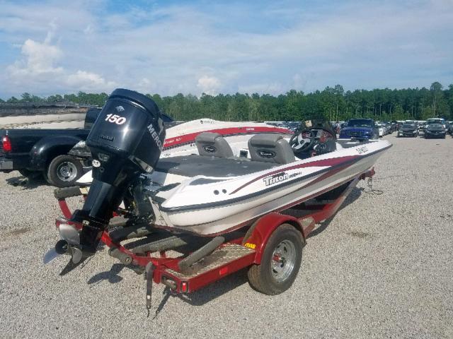 TJZ8P210H506 - 2006 TRIT BOAT W/TRL WHITE photo 4