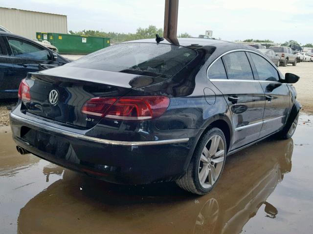 WVWRN7AN9DE510867 - 2013 VOLKSWAGEN CC LUXURY BLACK photo 4