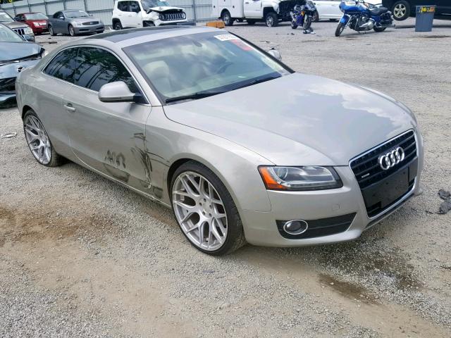 WAUDK78TX9A035295 - 2009 AUDI A5 QUATTRO GOLD photo 1