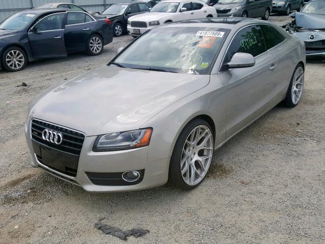 WAUDK78TX9A035295 - 2009 AUDI A5 QUATTRO GOLD photo 2