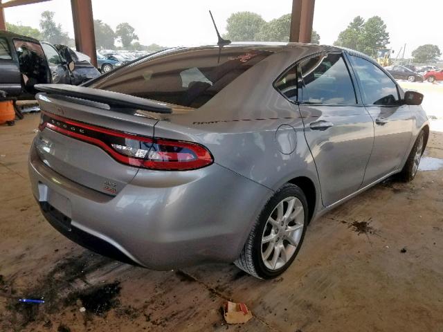 1C3CDFBB8ED742041 - 2014 DODGE DART SXT SILVER photo 4