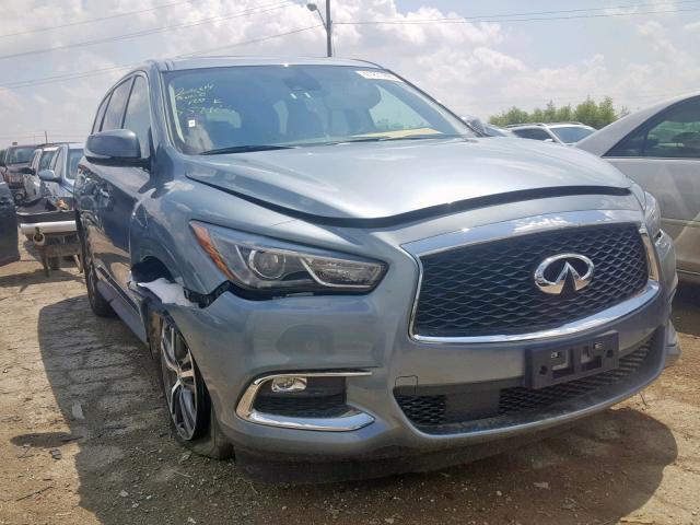 5N1DL0MM4KC552166 - 2019 INFINITI QX60 LUXE GRAY photo 1